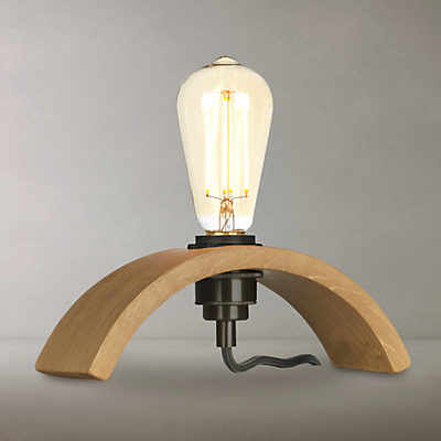 Tom Raffield Archer Table Lamp, Oak Tom Raffield Archer Table Lamp, Oak